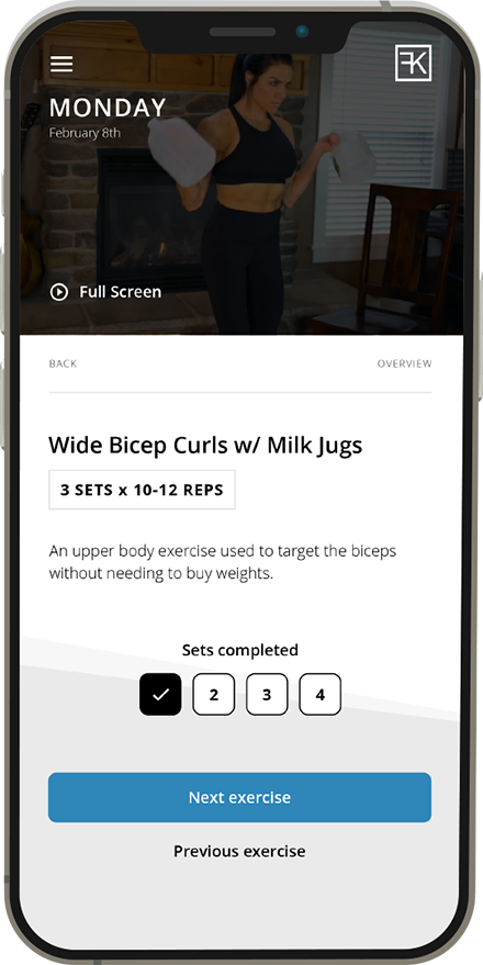 KISS Fitness App