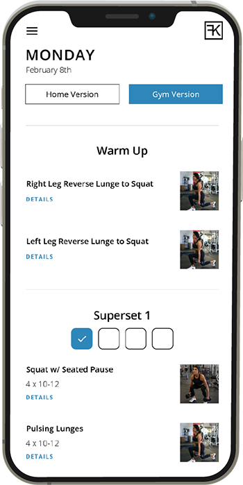 KISS Fitness App
